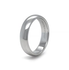 TIFFANY & Co. Forever Platinum 4.5mm Lucida Wedding Band Ring 6