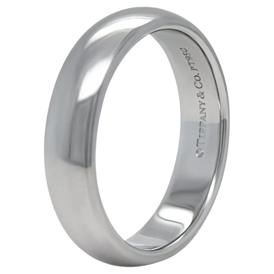 TIFFANY & Co. Forever Alianza de Platino 4,5 mm Lucida 6