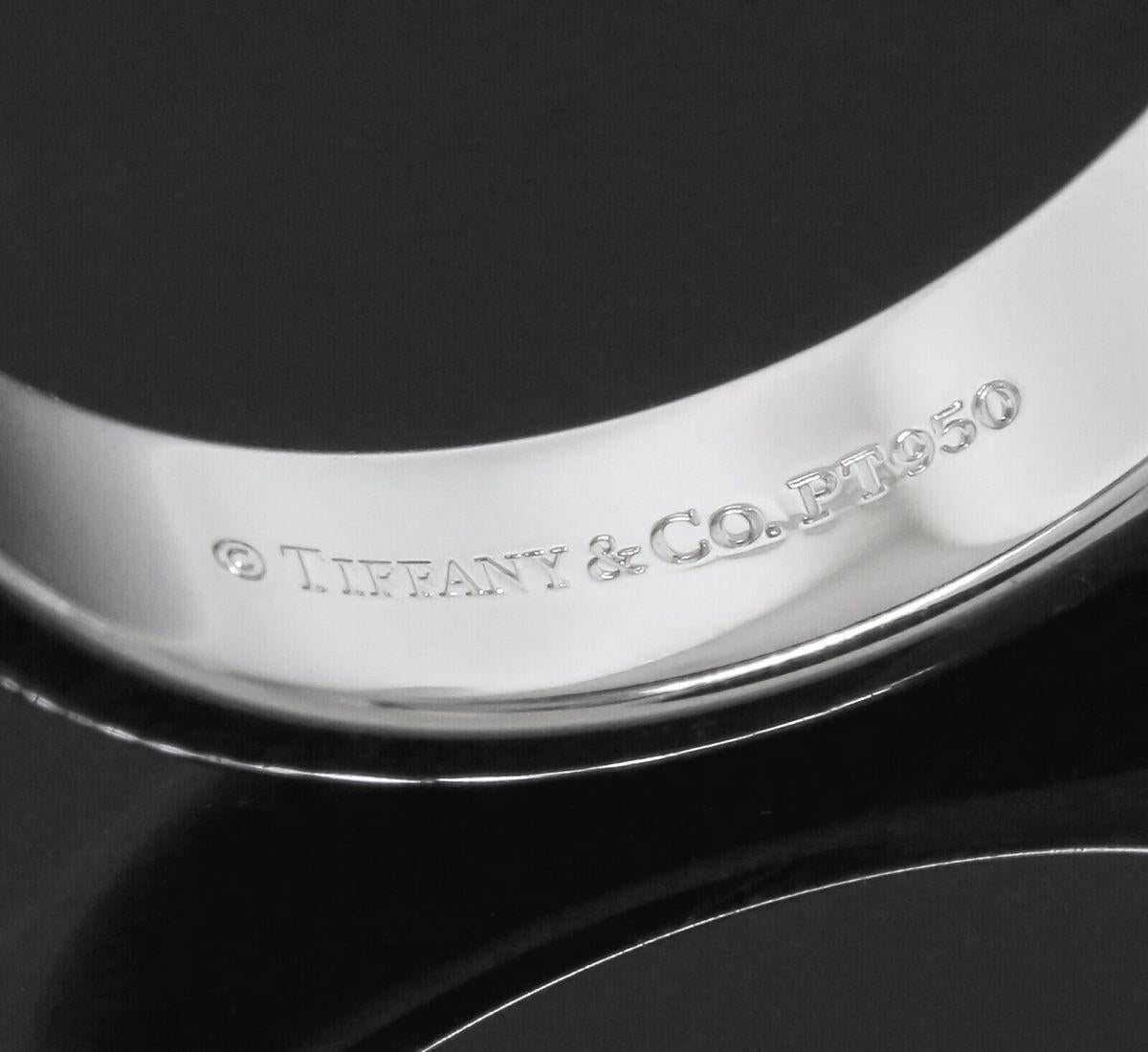 TIFFANY & Co. Forever Alianza de Platino 4,5 mm Lucida 6,5 en venta 1