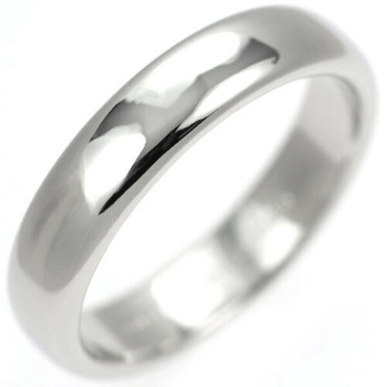TIFFANY & Co. Forever Platinum 4.5mm Lucida Wedding Band Ring 7

Metal: Platinum
Size: 7
Band Width: 4.5mm
Weight: 8.10 grams
Hallmark: ©1999 TIFFANY & CO. PT950
Condition: Excellent condition, like new
Value: $2,200

Authenticity Guaranteed