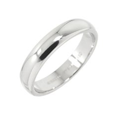 TIFFANY & Co. Forever Platinum 4.5mm Lucida Wedding Band Ring 7.5 New