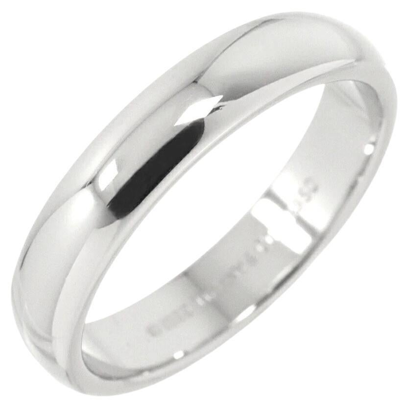 TIFFANY & Co. Forever Platinum 4.5mm Lucida Wedding Band Ring 7.5 New en vente