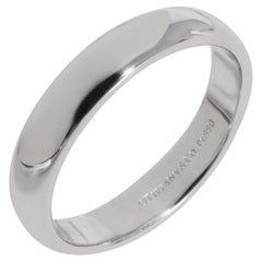 TIFFANY & Co. Forever Platinum 4.5mm Lucida Wedding Band Ring 9.5