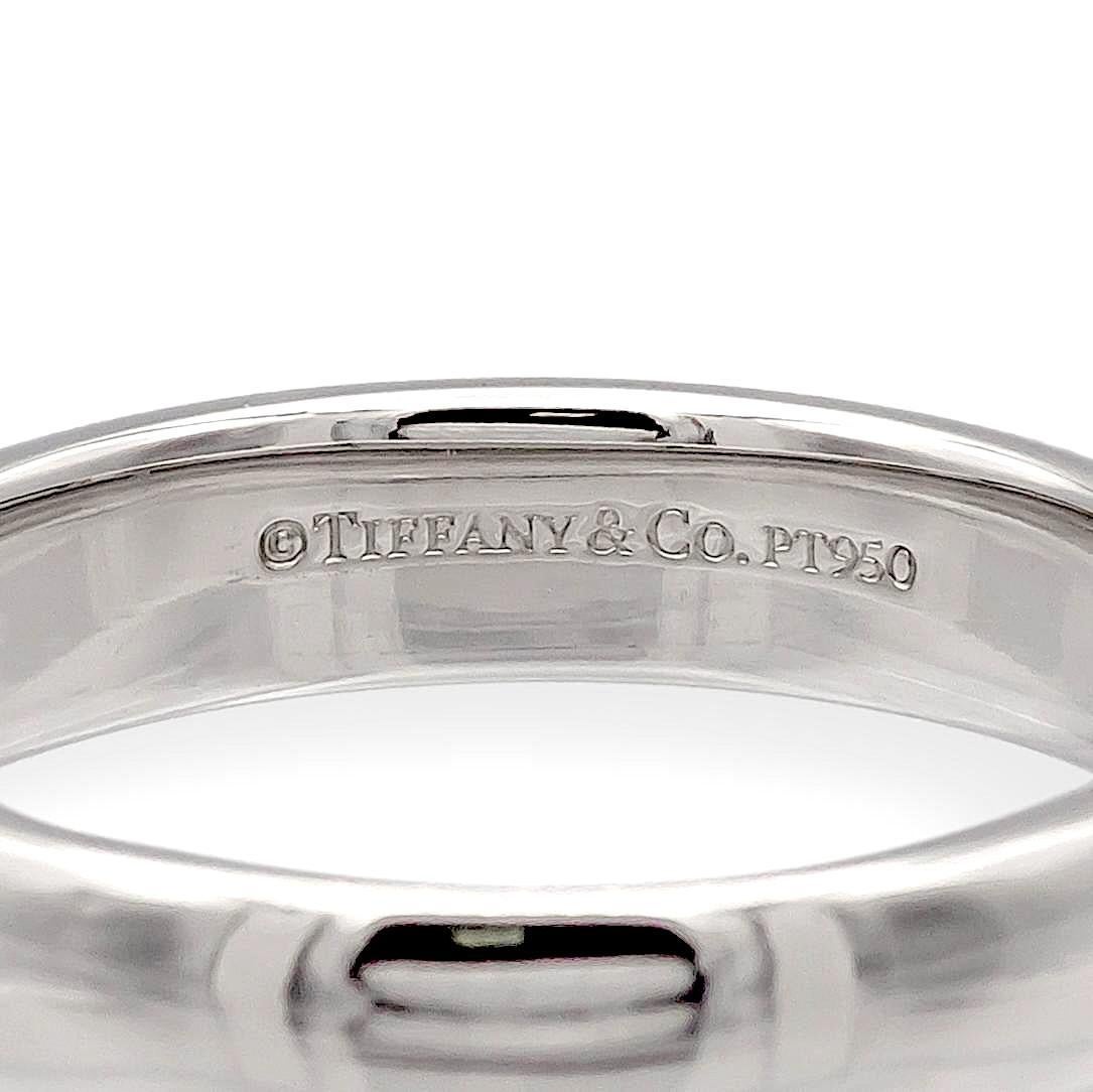 Tiffany & Co. Forever Platin 4.4 mm Ehering Größe 8,5, in Karton enthalten im Angebot 4