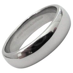 TIFFANY & Co. Forever Alianza de Platino 6mm Lucida 10