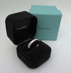 TIFFANY & Co. Forever Platinum 6mm Lucida Wedding Band Ring 10.5