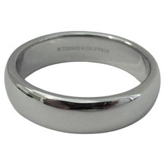 TIFFANY & Co. Forever Platinum 6mm Lucida Wedding Band Ring 10.5
