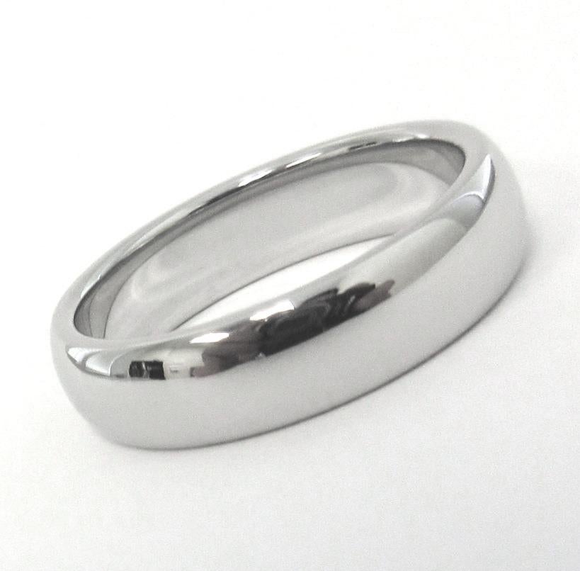 TIFFANY & Co. Forever Alianza de Platino 6 mm Lucida 11 Hombres en venta 2