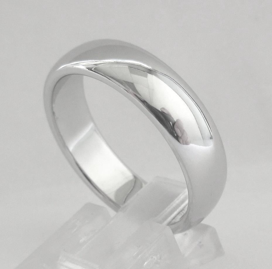 TIFFANY & Co. Forever Alianza de Platino 6 mm Lucida 11 Hombres en venta 5