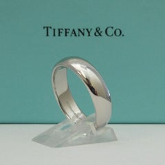 TIFFANY & Co. Forever Platinum 6mm Lucida Wedding Band Ring 11.5