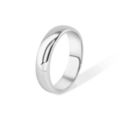 TIFFANY & Co. Forever Platinum 6mm Lucida Wedding Band Ring 12.5