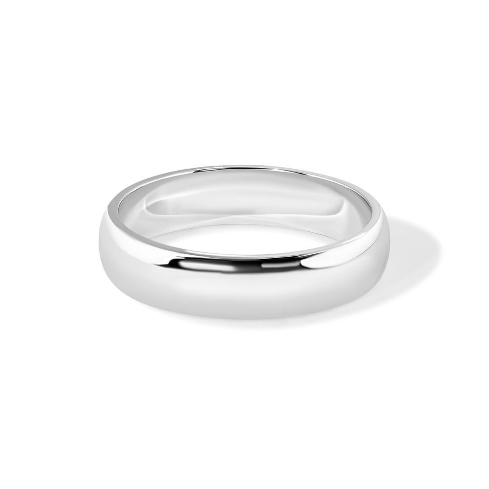 TIFFANY & Co. Für immer Platin 6mm Lucida Hochzeit Band Ring 12.5 im Angebot 1