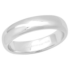 TIFFANY & Co. Forever Platin 6mm Lucida Ehering 14 Herren Neu