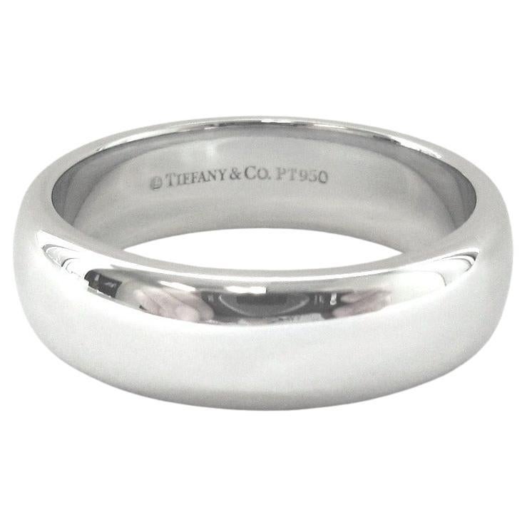TIFFANY & Co. Forever Alianza de Platino 6mm Lucida 8