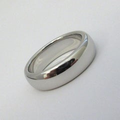 TIFFANY & Co. Forever Platinum 6mm Lucida Wedding Band Ring 8.5