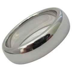 TIFFANY & Co. Forever Platinum 6mm Lucida Wedding Band Ring 8.5