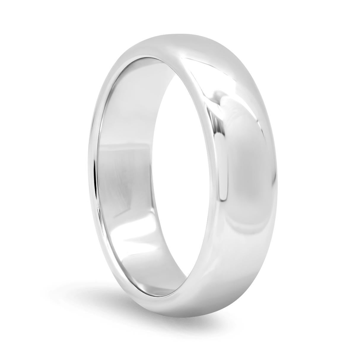 TIFFANY & Co. Forever Platin 6mm Lucida Ehering 9 Neu für Damen oder Herren im Angebot