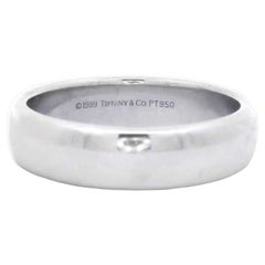 Retro Tiffany & Co. Forever Platinum 6mm Wedding Band Ring