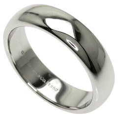 TIFFANY & Co. Forever Platinum 6mm Lucida Wedding Band Ring 10