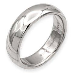 Tiffany & Co. Forever Platinum Men's Wedding Band Ring 6mm