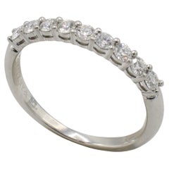 Tiffany & Co. Forever Platinum Natural Diamond Half Band Ring