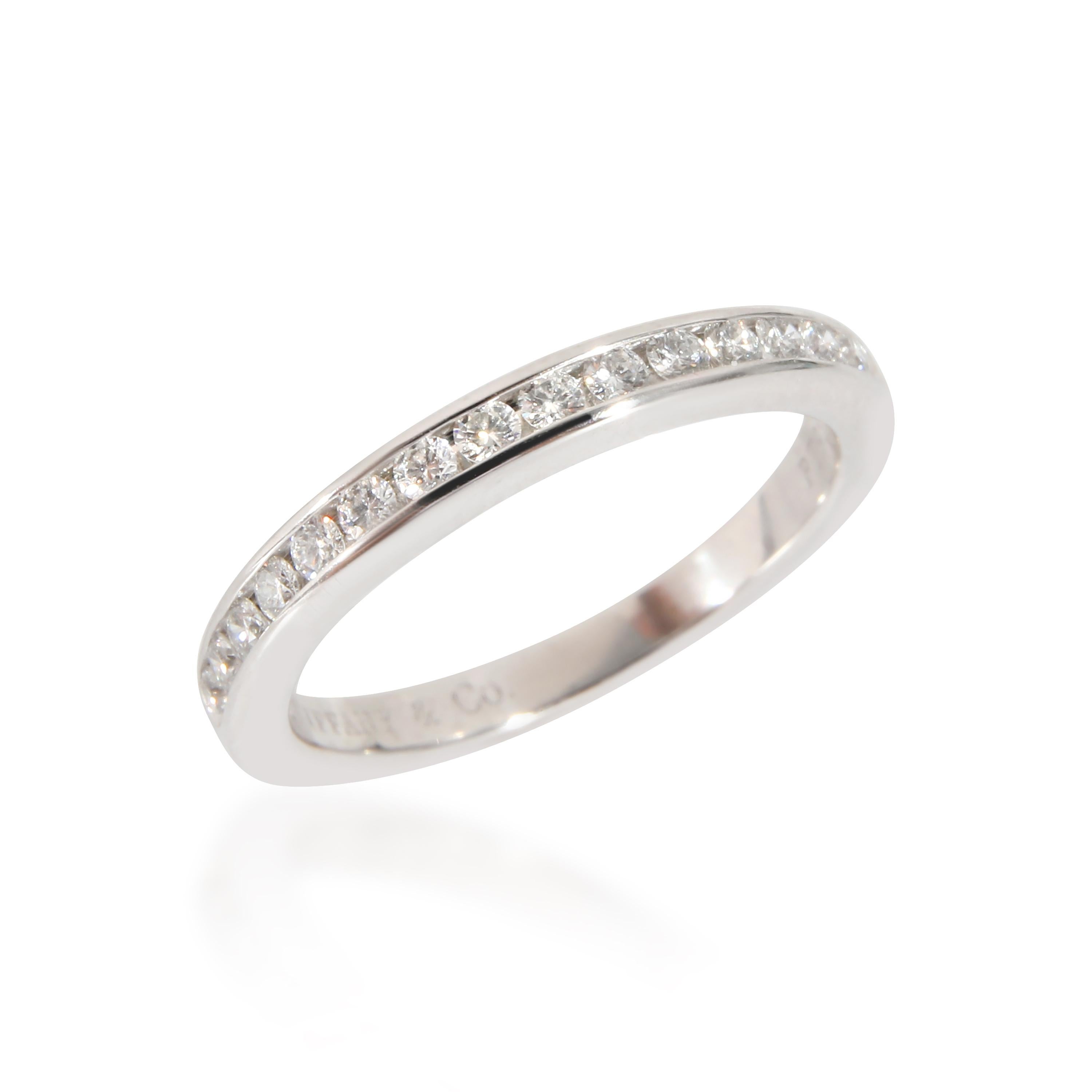 Tiffany & Co. Alianza de boda para siempre en platino 0,24 quilate de oro 1