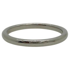 Tiffany & Co. Forever Wedding Band Ring 2 mm Platinum