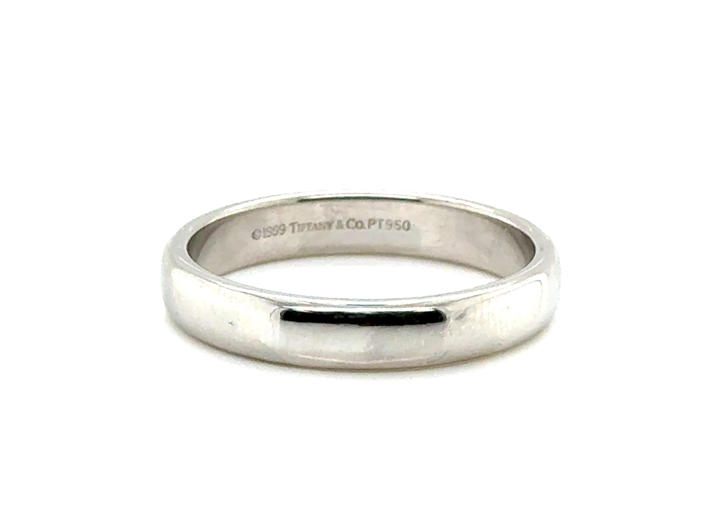 Tiffany & Co Forever Wedding Band Ring Mens 4.5mm Platinum Size 12.5



100% Authentic Tiffany & Co. Forever 4.5mm Band

Original MSRP is $2,500

Check Out the Tiffany Hallmarks 

4.5mm wide, properly hallmarked with the Tiffany & Co logo

Original