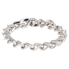 Tiffany & Co Forge Bracelet Sterling Silver 7.5" Medium Link High Polish Receipt