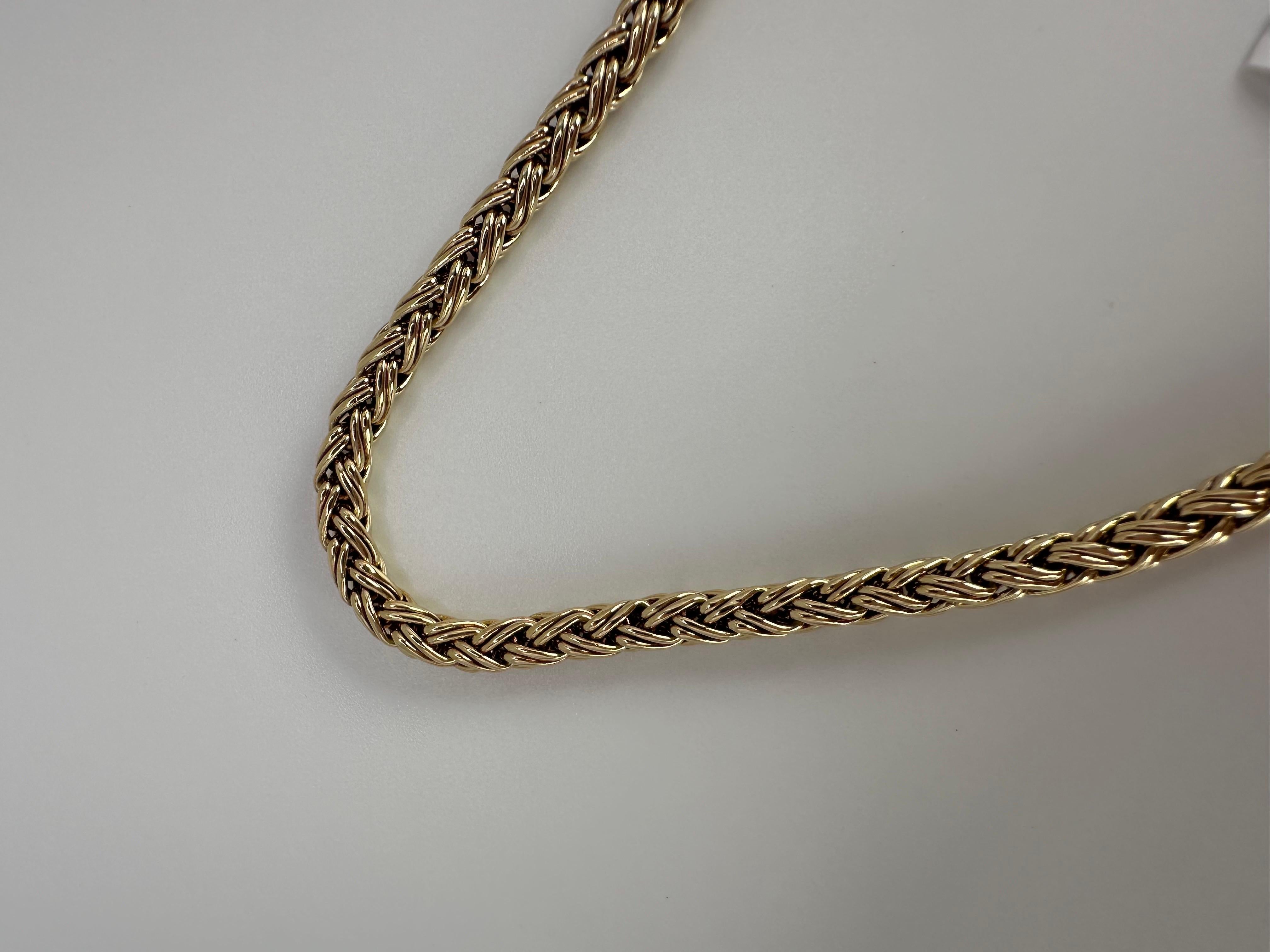 Tiffany & Co. Armband im Foxtail-Stil 18KT Gold 7