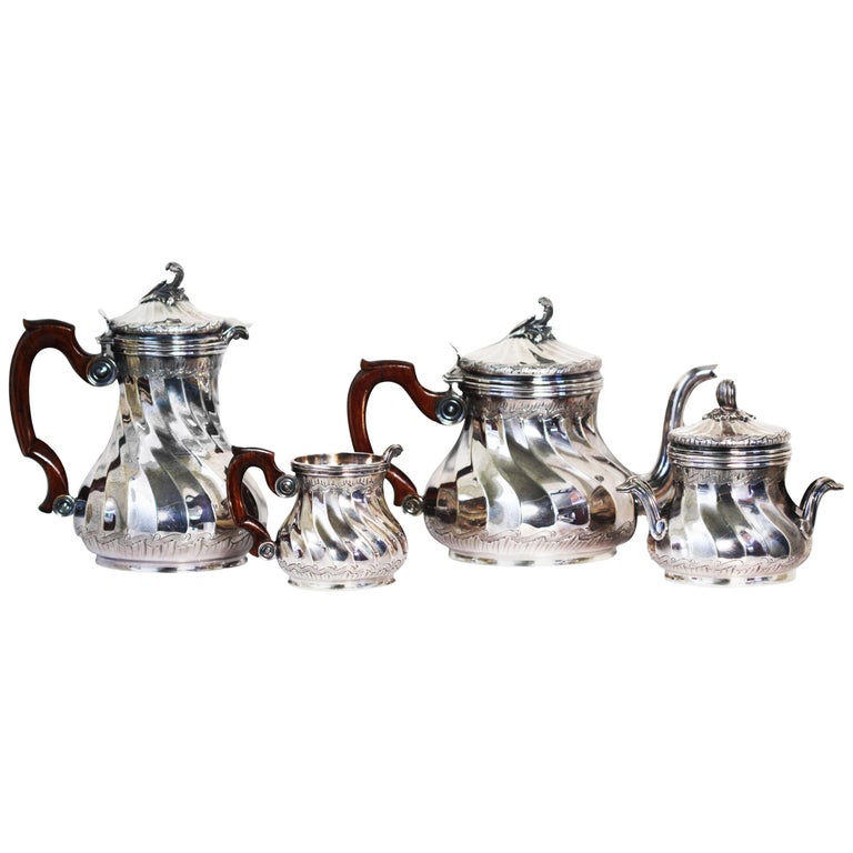 Tiffany and Co., France, circa 1890, French Tea and Coffee Set For Sale
