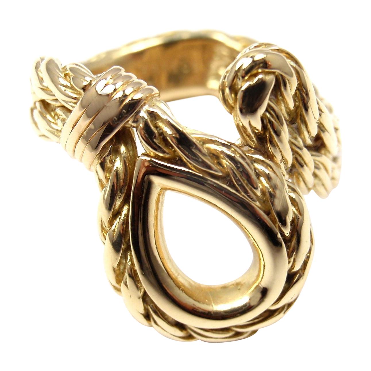 Tiffany & Co. France Yellow Gold Band Ring For Sale
