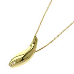 TIFFANY & Co. Frank Gehry 18K Gold Fish Pendant Necklace