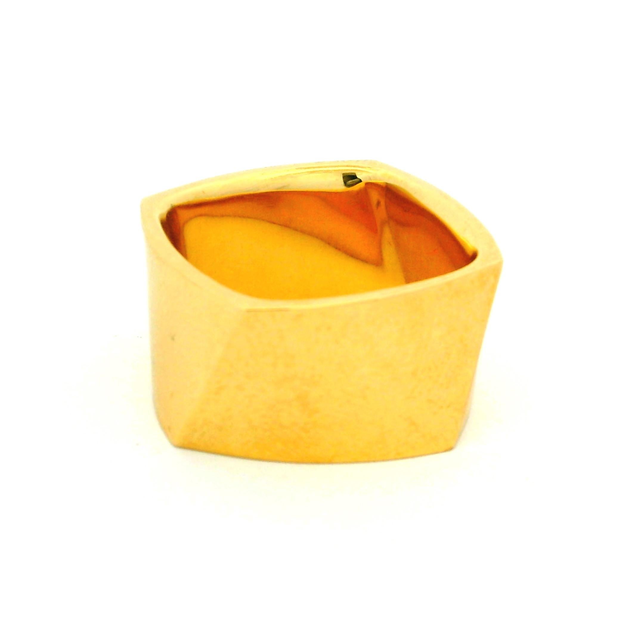 Tiffany & Co. Bague compensée sculpturale en or 18 carats de Frank Gehry, taille 8,5 en vente 7
