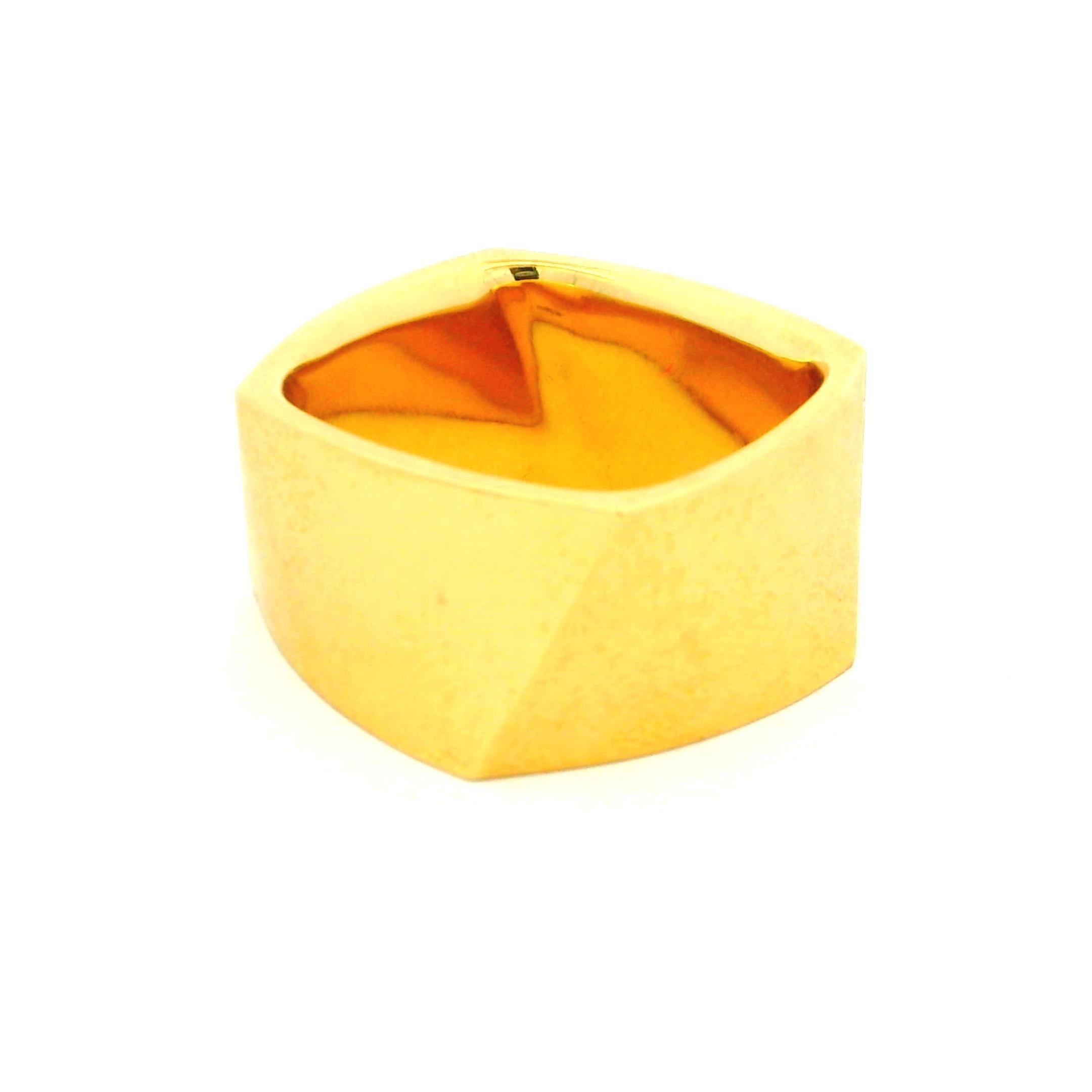 Tiffany & Co. Bague compensée sculpturale en or 18 carats de Frank Gehry, taille 8,5 en vente 8