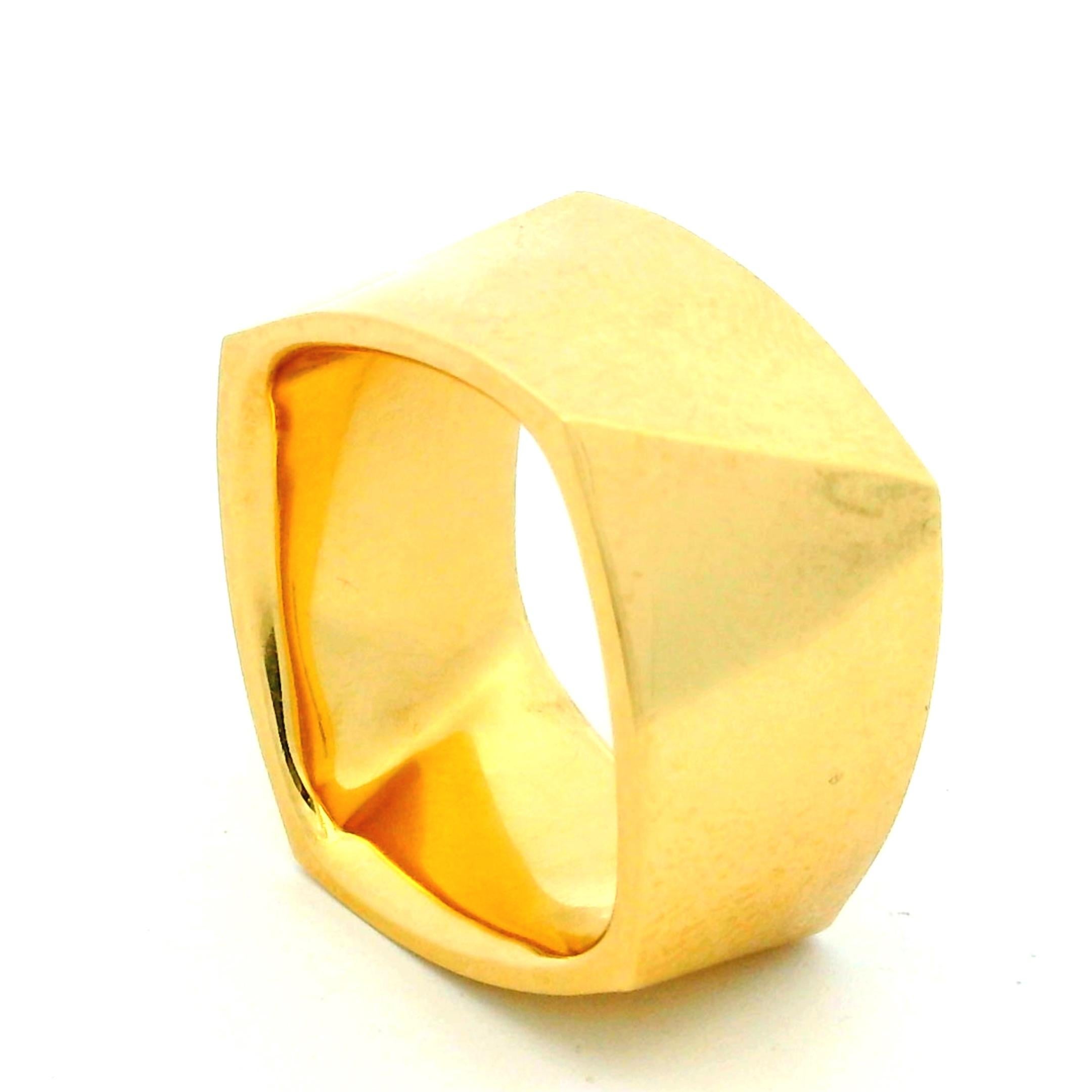 Tiffany & Co. Bague compensée sculpturale en or 18 carats de Frank Gehry, taille 8,5 en vente 2