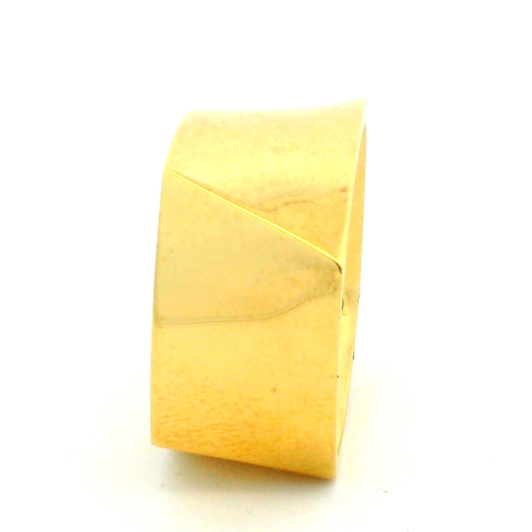 Tiffany & Co. Bague compensée sculpturale en or 18 carats de Frank Gehry, taille 8,5 en vente 4