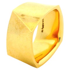 Tiffany & Co. Bague compensée sculpturale en or 18 carats de Frank Gehry, taille 8,5