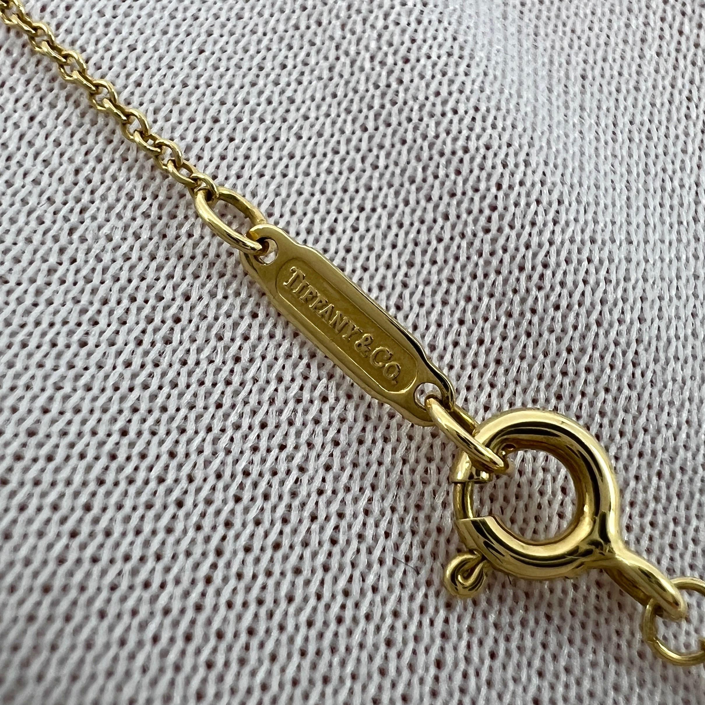 Tiffany & Co Frank Gehry 18k Yellow Gold Orchid Twist Spiral Pendant Necklace 6