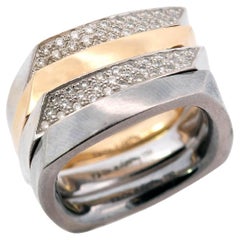 TIFFANY & Co. FRANK GEHRY Estate Torque Square Ring Set