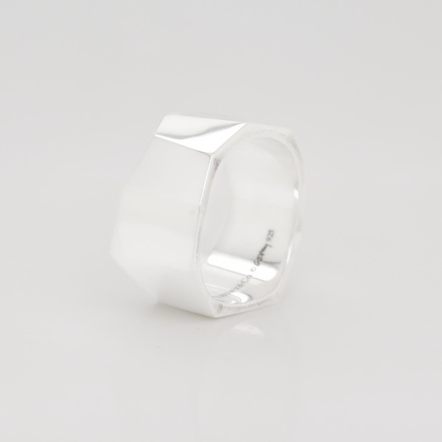 Tiffany & Co. Frank Gehry gefalteter Sterlingsilber-Ring 8