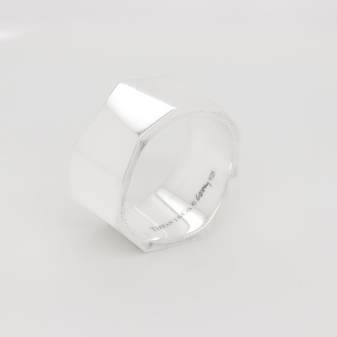 Tiffany & Co. Frank Gehry gefalteter Sterlingsilber-Ring 9