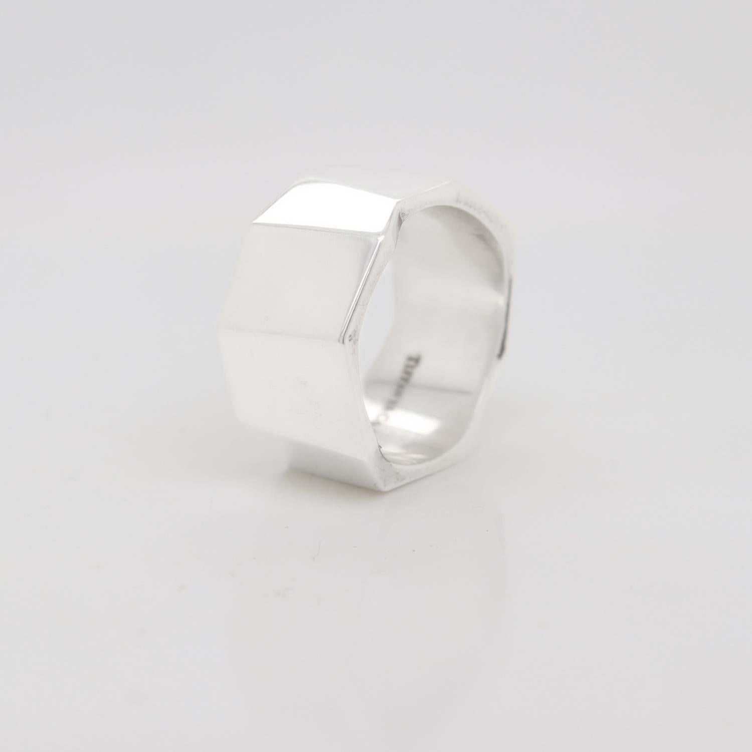 Tiffany & Co. Frank Gehry gefalteter Sterlingsilber-Ring 6