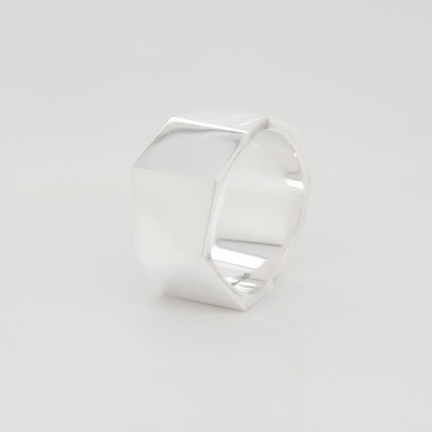 Tiffany & Co. Frank Gehry gefalteter Sterlingsilber-Ring 7