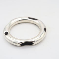 TIFFANY & CO. Frank Gehry Geometric Bangle Bracelet In .925 Sterling Silver