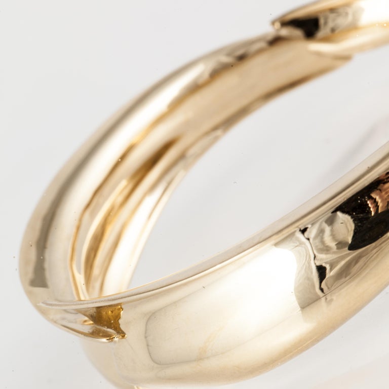 18K Tiffany and Co. Frank Gehry Gold Bracelet For Sale at 1stdibs