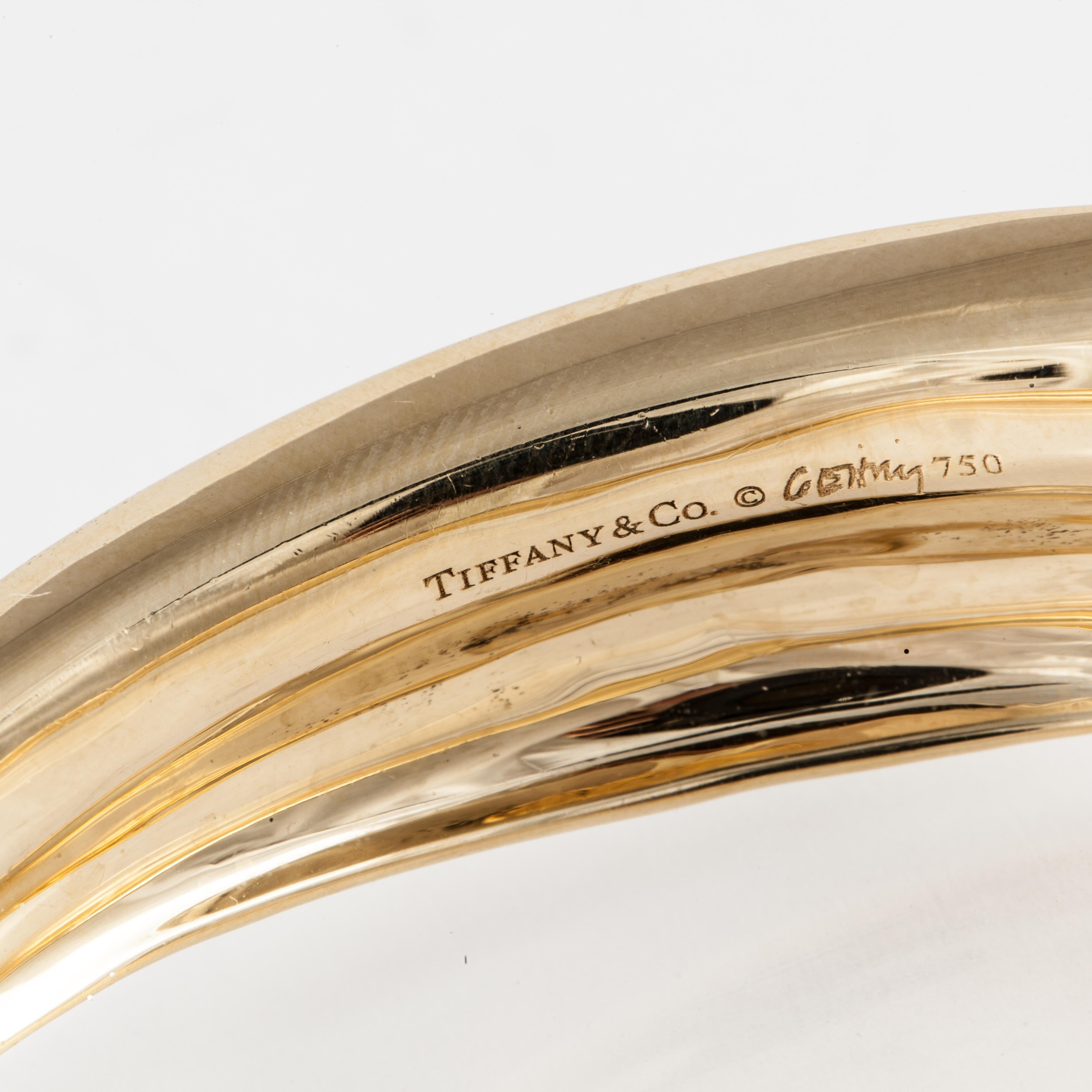 18K Tiffany & Co. Frank Gehry Gold Armband Damen