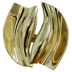 TIFFANY & CO. Frank Gehry Italia Anello scultoreo in oro giallo 18k Vintage Raro