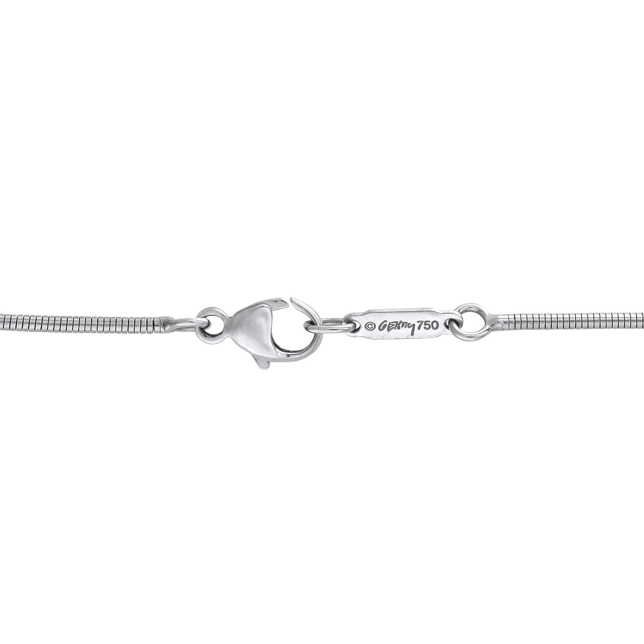 Tiffany & Co. Frank Gehry Platinum 0.60ct Diamond Torque Necklace In Excellent Condition For Sale In Southampton, PA