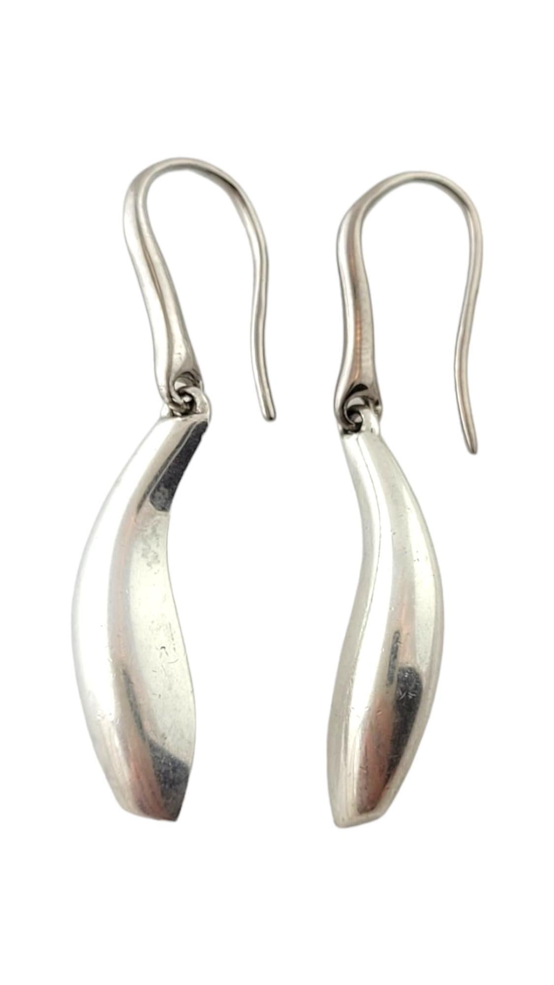 Women's Tiffany & Co. Frank Gehry Sterling Silver Fish Hook Drop Earrings #17816